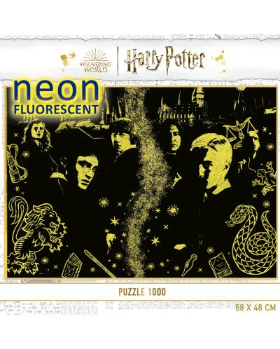 Неонов пъзел Educa от 1000 части - Хари Потър - 3
