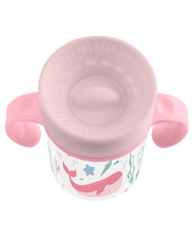 Неразливаща се чаша KikkaBoo - Deep Sea, 360°, 300 ml, Pink - 2