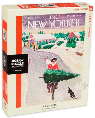 Пъзел New York Puzzle от 1000 части - Купуването на дърво - 2