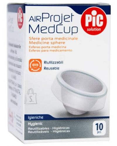 Air Projet Небулизаторни чашки за инхалатор, 10 броя, Pic Solution - 1