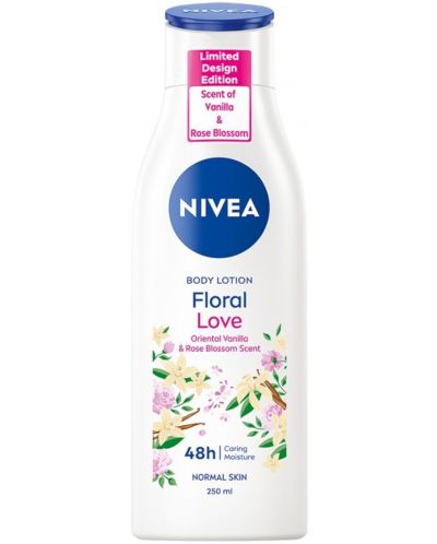 Nivea Лосион за тяло Floral Love, 250 ml - 1