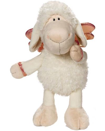Плюшена играчка Nici - овчица Jolly 20 cm с послание Be happy - 1