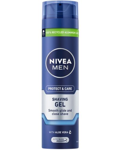Nivea Men Гел за бръснене Protect & Care, 200 ml - 1