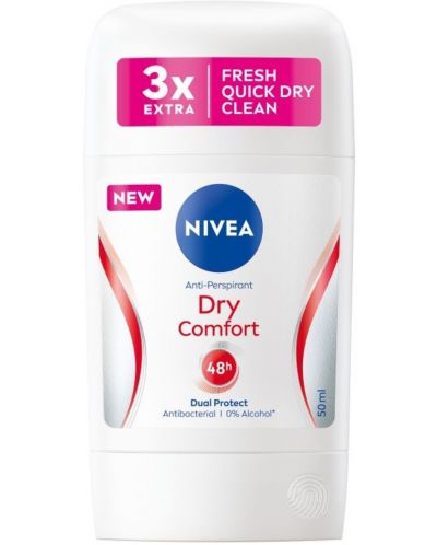 Nivea Стик против изпотяване Dry Comfort, 50 ml - 1