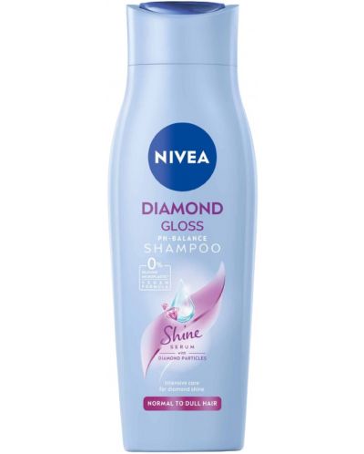 Nivea Шампоан Diamond Gloss Care, 250 ml - 1