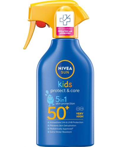 Nivea Sun Детски спрей с помпа, SPF 50, 270 ml - 1