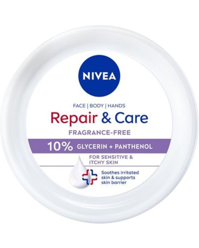 Nivea Универсален крем за чувствителна кожа Repair & Care, 400 ml - 2