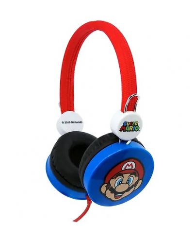 Nintendo Switch OLED + Super Mario Kids Headphones Bundle - 2