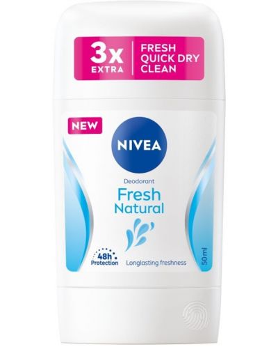 Nivea Стик против изпотяване Fresh Natural, 50 ml - 1