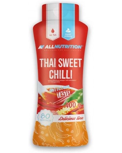 Thai Sweet Chilli Нискокалоричен сос, 400 g, AllNutrition - 1