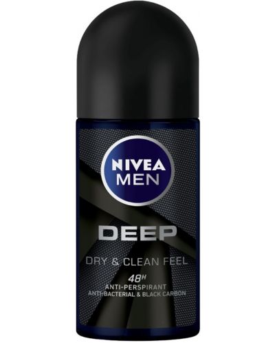 Nivea Men Рол-он против изпотяване Deep, 50 ml - 1