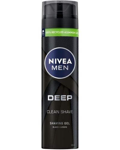 Nivea Men Гел за бръснене Deep, 200 ml - 1