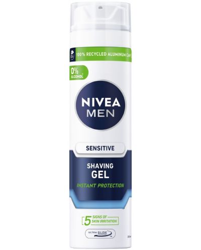 Nivea Men Гел за бръснене Sensitive, 200 ml - 1