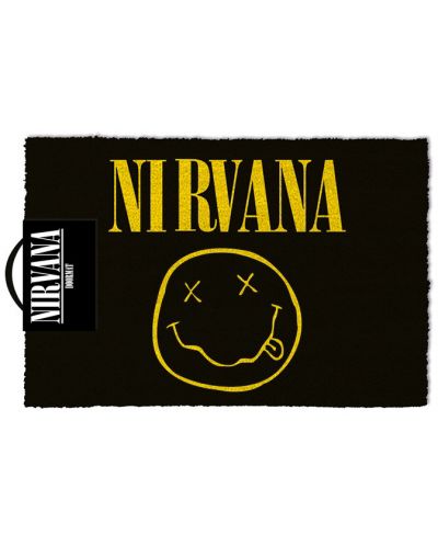 Изтривалка за врата Pyramid - Nirvana (Smiley), 60 x 40 cm