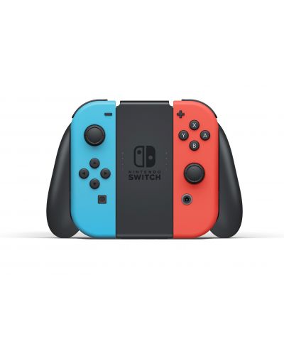 Nintendo Switch + Mario and Rabbids Kingdom Battle - Red & Blue - 3