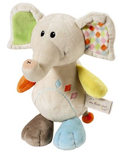 Плюшена бебешка играчка My First Nici – Слончето Дунди - 1
