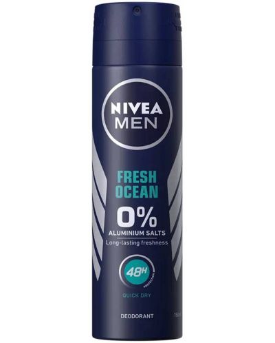Nivea Men Спрей дезодорант Fresh Ocean, 150 ml - 1