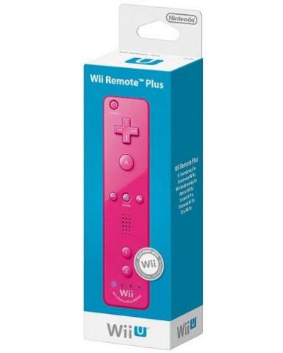 Nintendo Wii U Remote Plus - Pink - 1