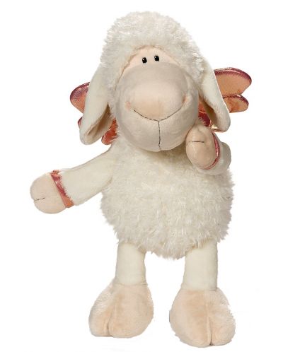 Плюшена играчка Nici - овчица Jolly 35 cm с послание Be happy - 1