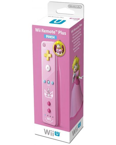 Nintendo Wii U Remote Plus Controller - Peach Edition - 1
