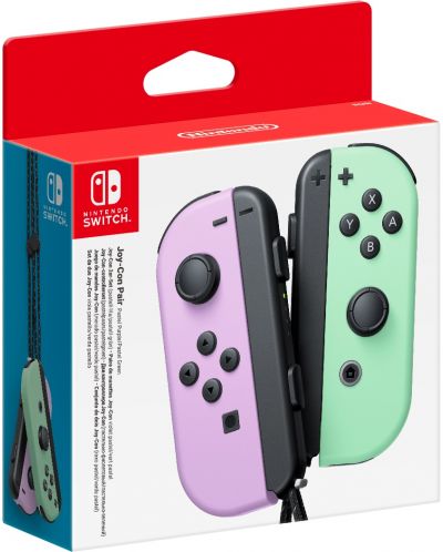 Nintendo Switch Joy-Con (комплект контролери) лилаво/зелено - 1