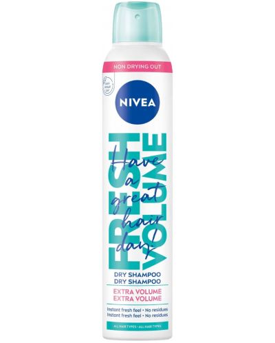 Nivea Сух шампоан Fresh Volume, 200 ml - 1