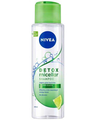 Nivea Мицеларен шампоан Gentle Detox, 400 ml - 1