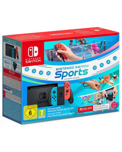 Nintendo Switch Sports Bundle + 12 Месеца NSO | Ozone.bg