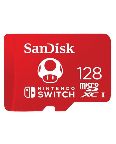 Карта памет SanDisk - 128GB, microSDXC, за Nintendo Switch - 1