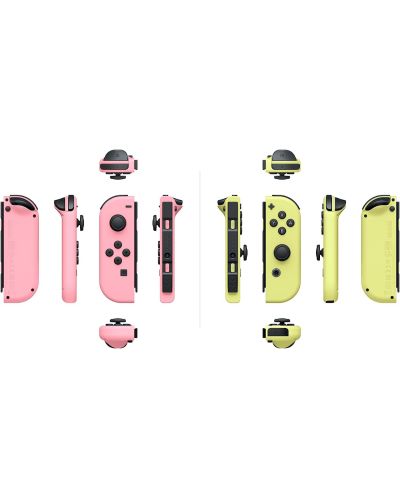 Nintendo Switch Joy-Con (комплект контролери) розово/жълто - 3