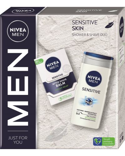Nivea Men Подаръчен комплект Sensitive Skin, 2 части - 1