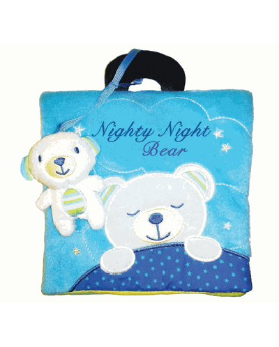 Nighty Night, Bear - cloth book - 1