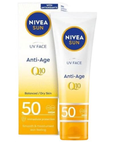 Nivea Sun Слънцезащитен крем за лице, SPF50, 50 ml - 1