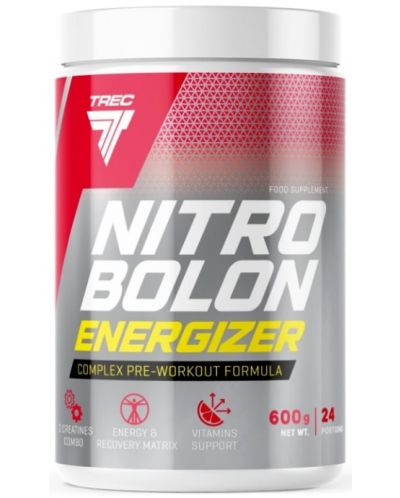 Nitrobolon Energizer, тропически пунш, 600 g, Trec Nutrition - 1