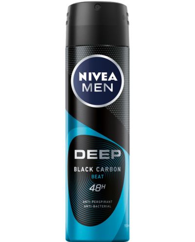Nivea Men Спрей дезодорант Deep Beat, 150 ml - 1