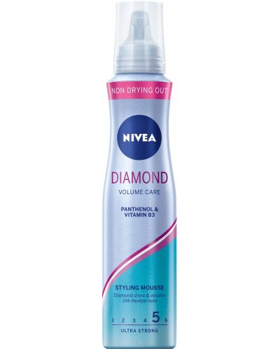 Nivea Diamond Пяна за коса Volume Care, 150 ml - 1