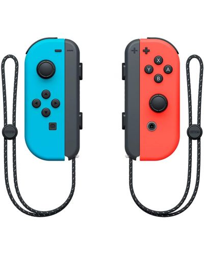 Nintendo Switch OLED - Red & Blue + Steelplay Adventure Wireless Controller Bundle - 5