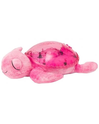 Нощна лампа-проектор Cloud B - Морска костенурка, розова - 1