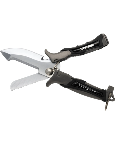 Нож Cressi - Alligator Knife Scissor, 17.5 cm - 1