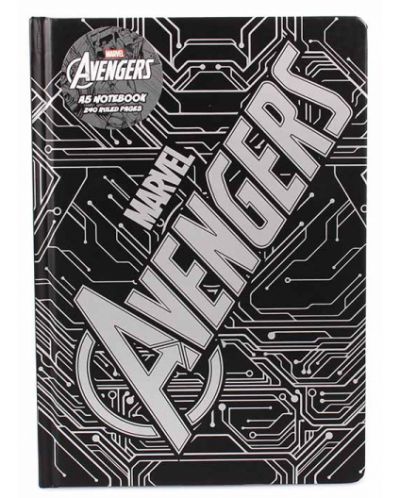 Тефтер Half Moon Bay - Marvel: The Avengers, формат A5 - 1