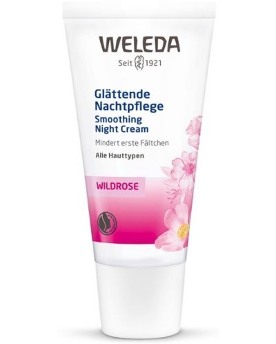 Нощен крем с шипка Weleda - 30 ml, за нормална и суха кожа - 1