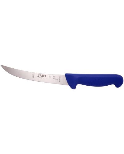 Нож за обезкостяване JMB - H2-Grip, извит, полутвърдо острие, син - 1