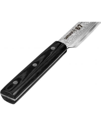 Нож за рязане на слайсове Samura - Damascus Tanto, 67 слоя, 23 cm, дамаска стомана - 4