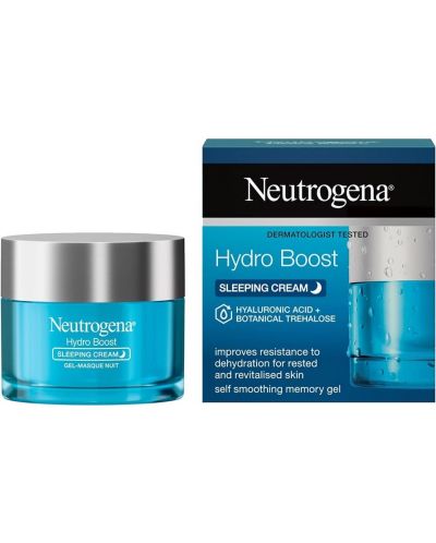 Neutrogena Hydro Boost Нощен крем за лице, хиалуронова киселина, 50 ml - 1