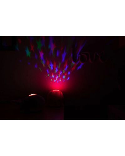 Нощна лампа-проектор Baby Monsters - Розов октопод - 4