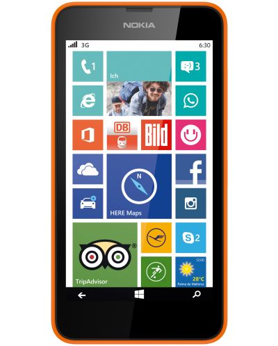 Nokia Lumia 630 Dual SIM - оранжев - 1