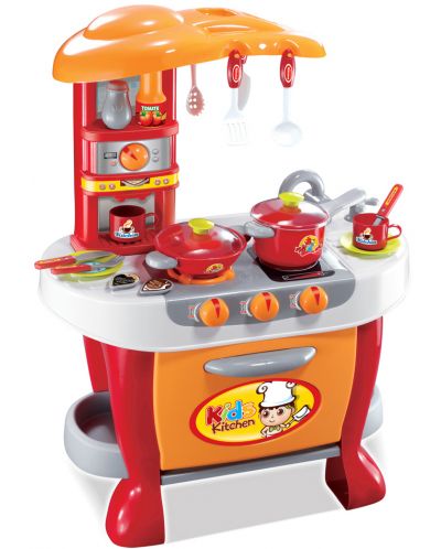 Игрален комплект Buba Little Chef - Детска кухня, червена - 1