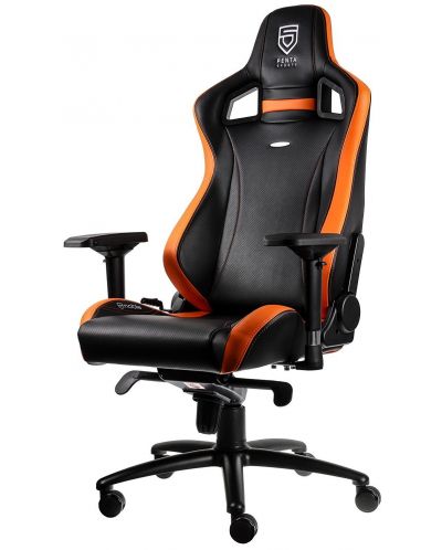Гейминг стол noblechairs - EPIC PENTA Sports Edition, черен/оранжев
