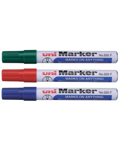 Перманентен маркер Uniball на маслена основа - Зелен - 1
