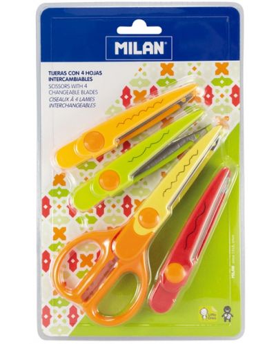 Ножица Milan - ZigZag, с 4 сменяеми остриета - 1